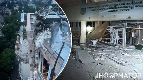 Нічна атака на Одесу: пошкоджено багатоповерхівку, школи та елеватор