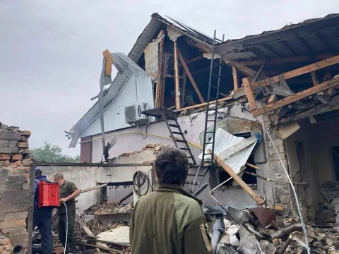 Уламки російського дрона зруйнували житловий будинок на Золотоніщині