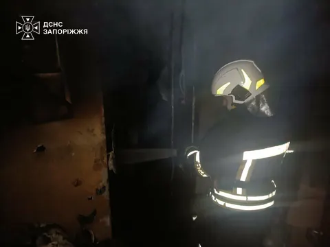 Пожежа у Запоріжжі: врятовано п'ятьох мешканців, двоє — діти