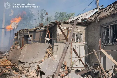 Атака на Запоріжжя: у чотирьох районах пошкоджено 29 будинків