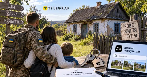 Петиція пропонує безкоштовно віддавати покинуті сільські хати переселенцям і вет